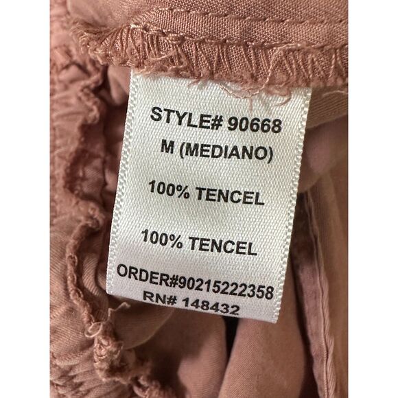 Becool Women's Mauve Faux Wrap Racerback Romper With Pockets Junior Size M - Picture 4 of 4